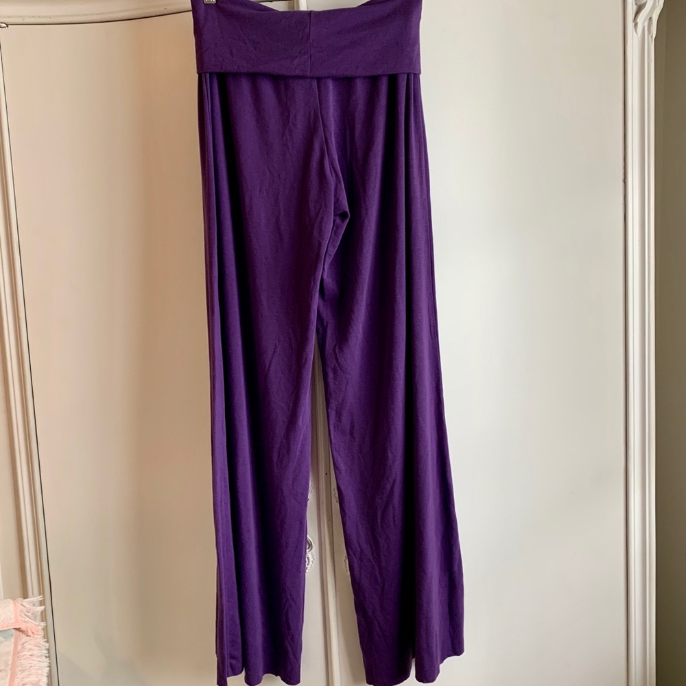 Bennett Malibu Purple Fold Over Lounge Pants